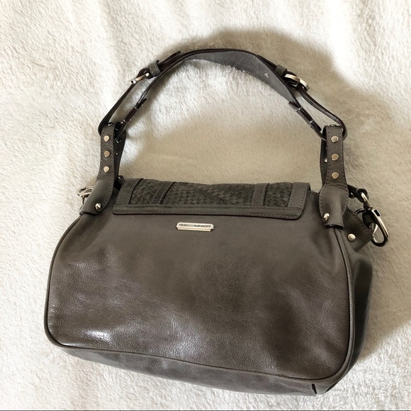 Rebecca Minkoff crossbody shoulder bag grey - Picture 3 of 8